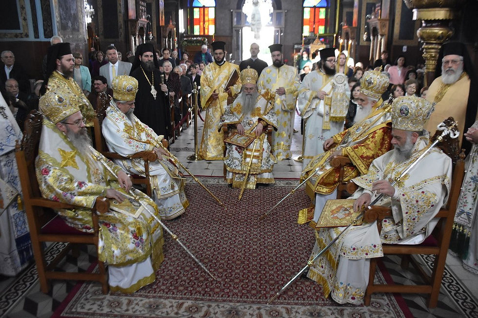 Неделя на Св. Мироносици и празник на Св. свщмчк Серафим в град Кардица