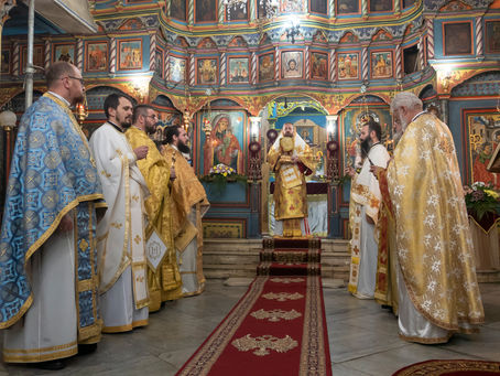 В кюстендилския храм "Успение Богородично" бе отслужена архиерейска св. Литургия