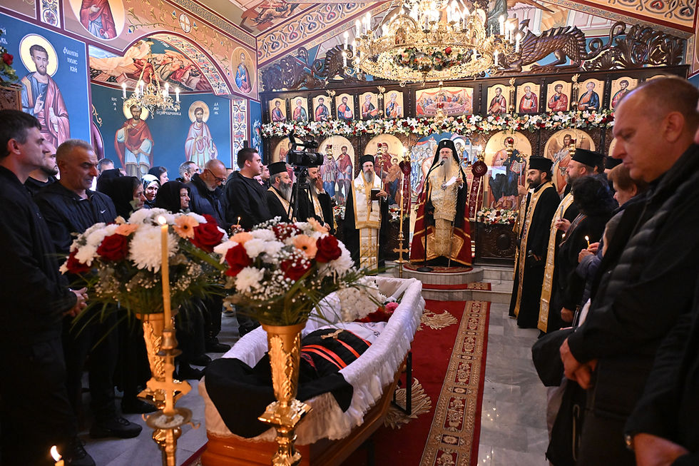 Опело и погребение на игумения Анастасия