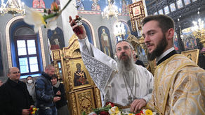 Вечерня и св. Василиева Литургия на Велика Събота в Пловдив 