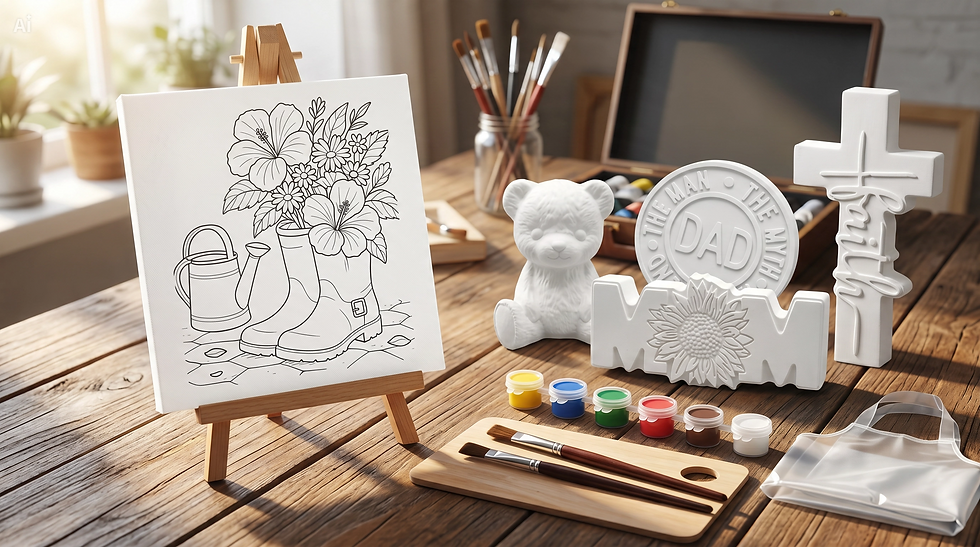 CLAY AND CANVAS ART KIT