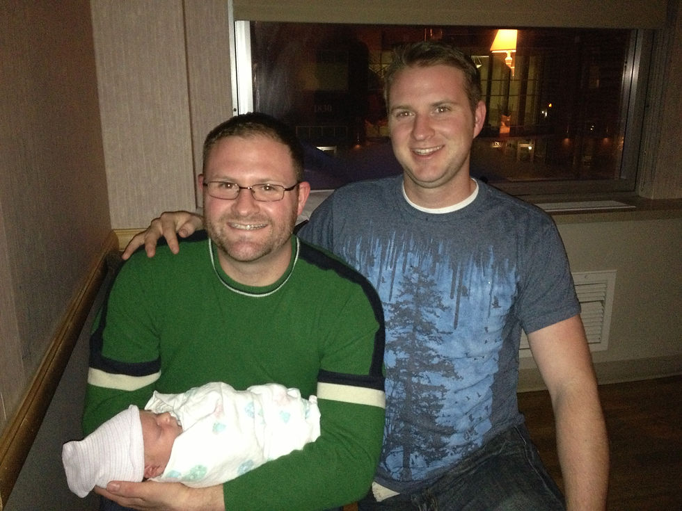 Brock and brother, Skylar
