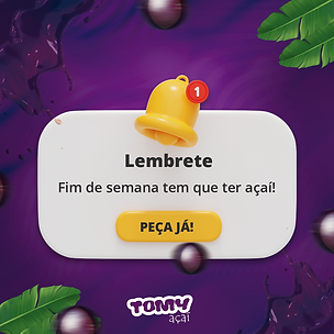 Tomy Açai - Post Fim de semana.png