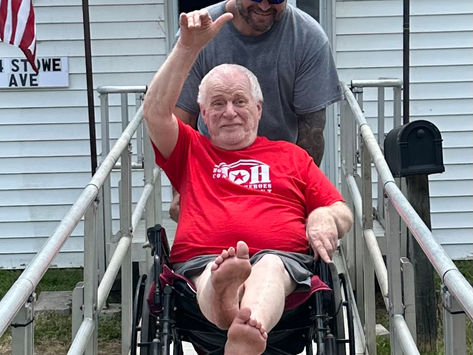 HOHCT Helps out Milford Veteran