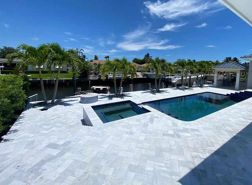 Stoneline-Group-Ice-White-Marble-Collection-Marble-Tumbled-Paver-Pool-deck-backyards-patio