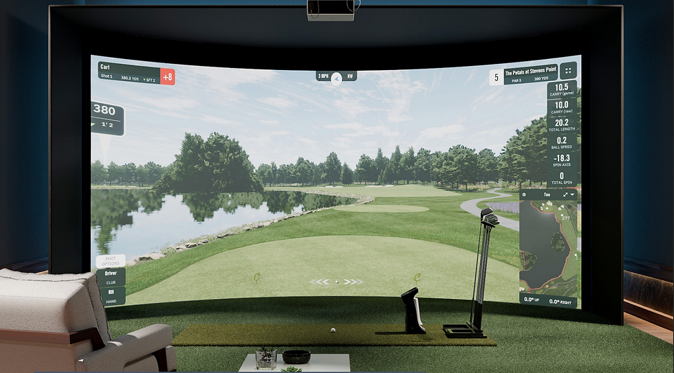 Why We Offset the Hitting Area in Golf Simulator Installations
