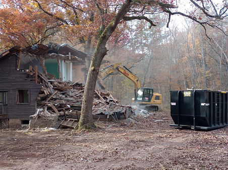 Cripe Excavating residential house demolition Menomonie, WI
