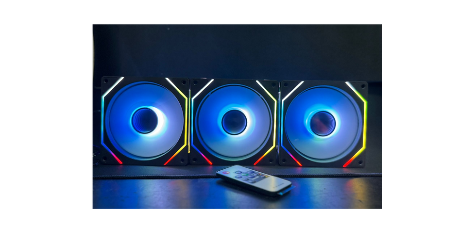 KIT ARGB COOLER FAN 120MM PRISM 4 PRO + CONTROLADORA