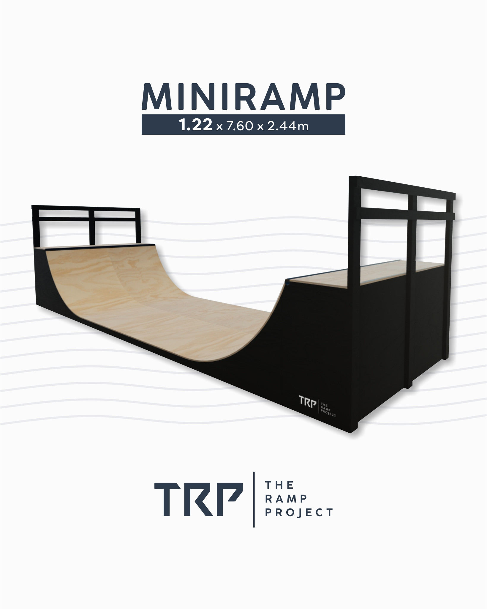 Miniramp 1.22 x 7.60 x 2.44