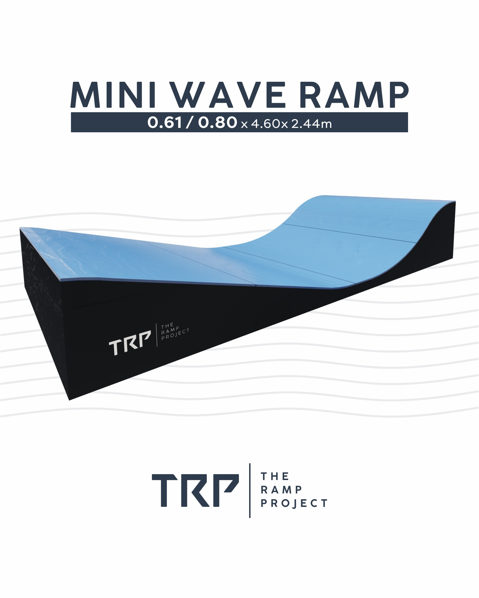Mini Wave Ramp SurfSkate TRP The Ramp Project