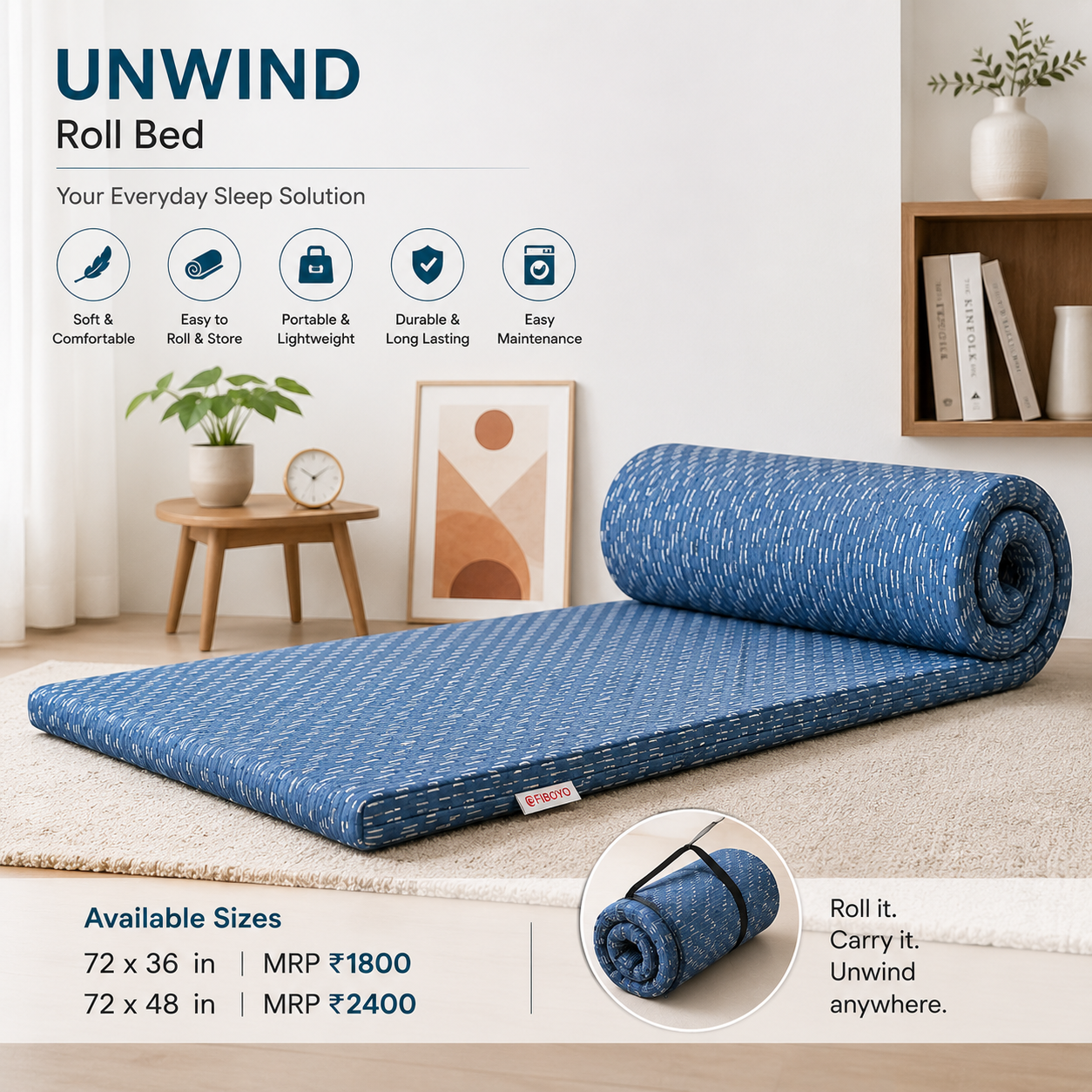 Unwind Roll Bed