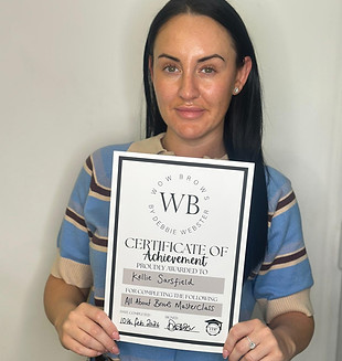 Student with Certificate