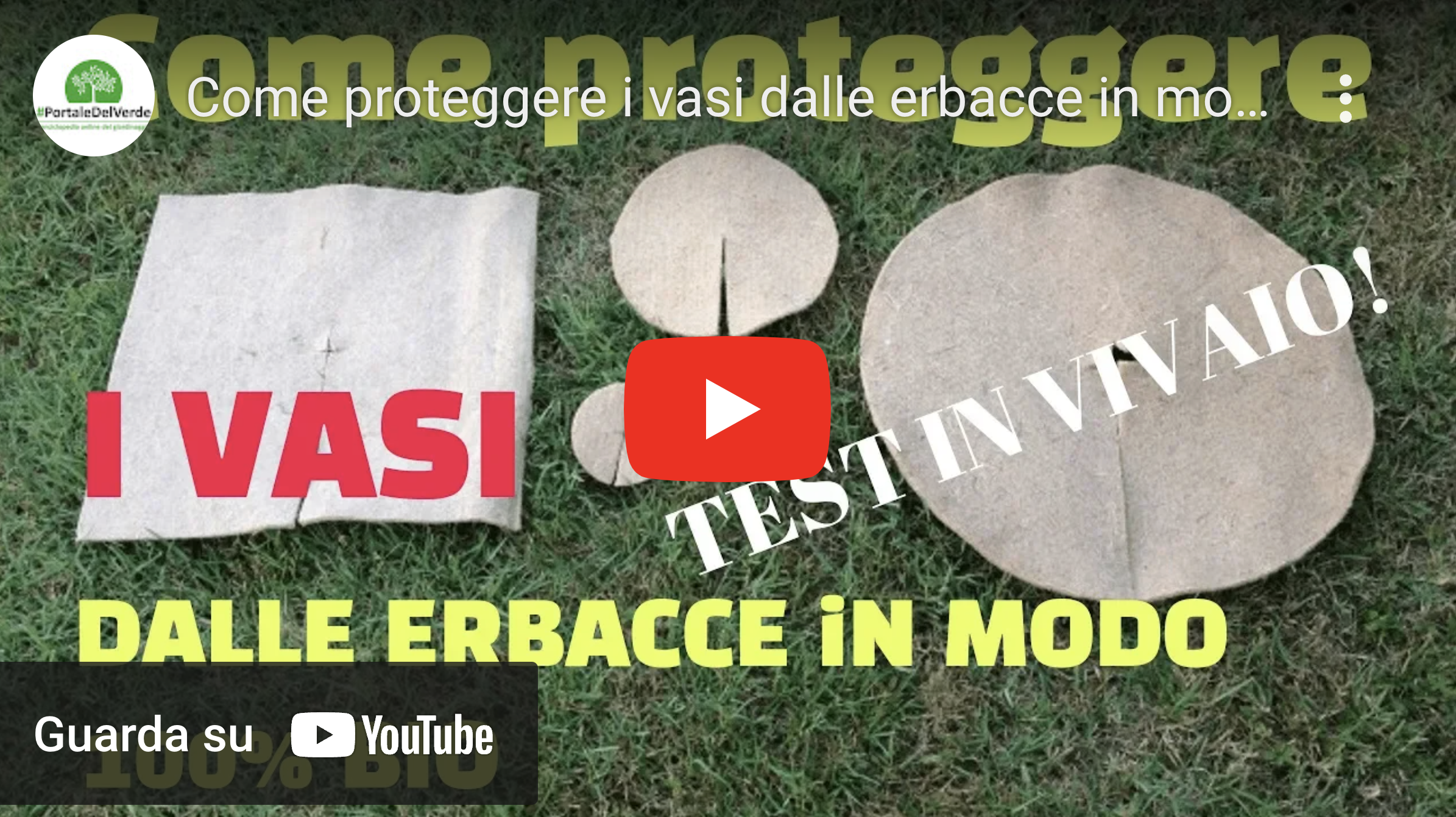 Test Pacciamatura Naturale