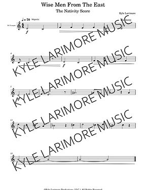 Wise Men From The East for b flat trumpet (harmony) image (watermark).jpg