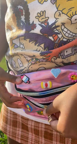Thumbnail: Fanny pack with rubber patches 