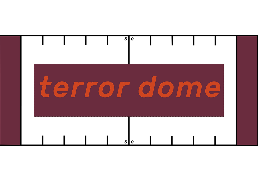 Thumbnail: Virginia Tech University hokies Blacksburg terror dome football wrestling basketball custom shirt
