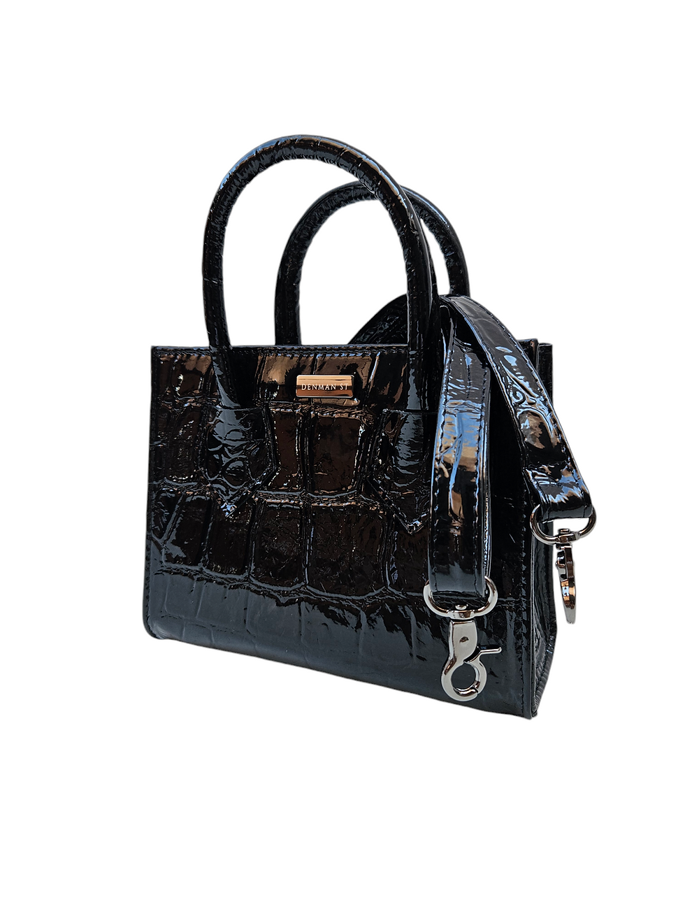 Miniatura: Bolso lucia charol negro 