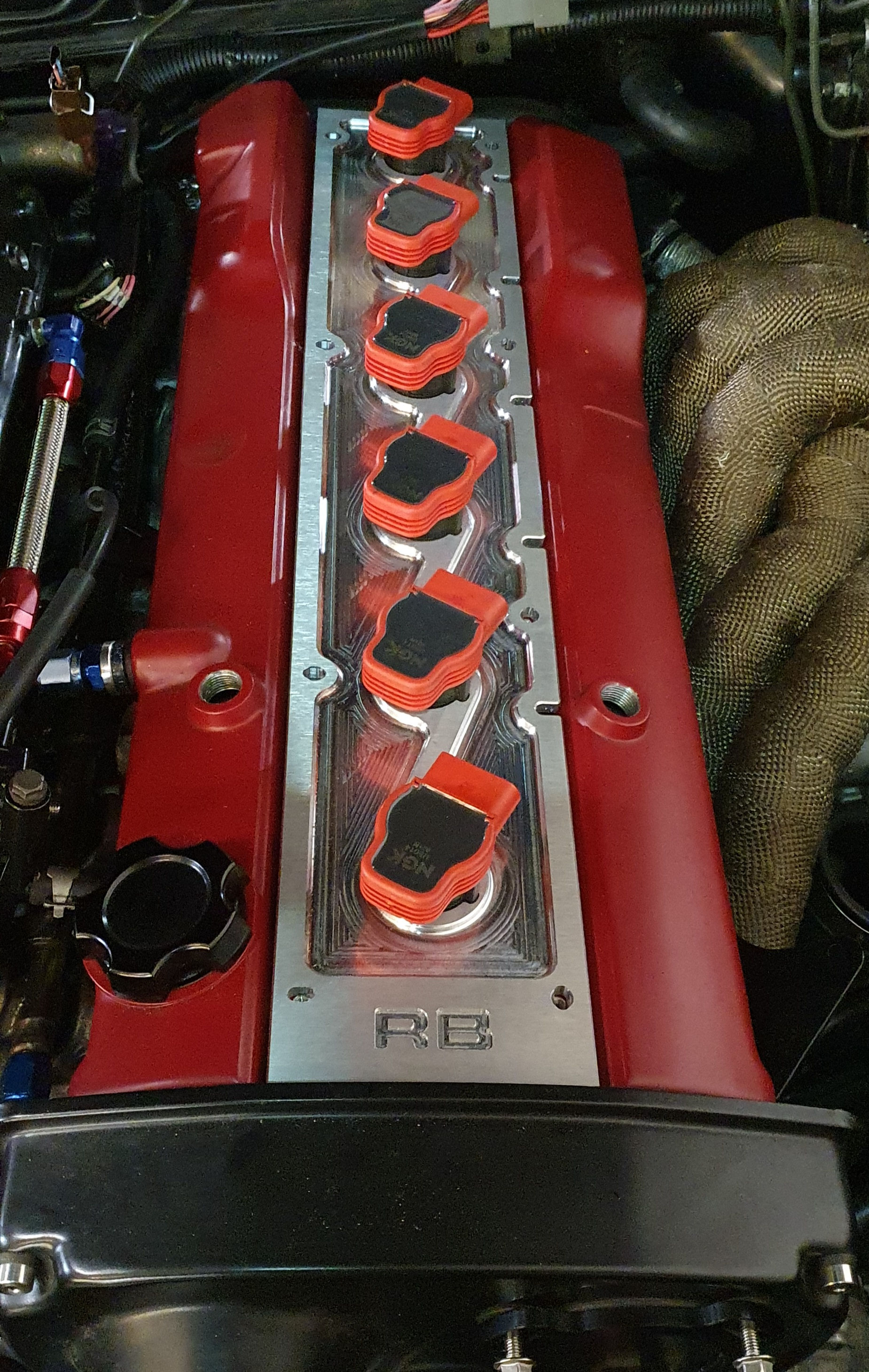 RB25/ RB20/ NEO Fits Nissan Skyline Audi R8 Billet Coil Mount R32 R33 R34 /V2