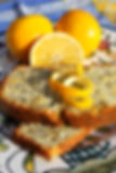 Lemon poppy seed cake with zesty lemon syrup