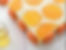 Orange mousse and chocolate bavaroise entremet