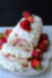 Swiss roll with jam/fresh cream and caramel filling