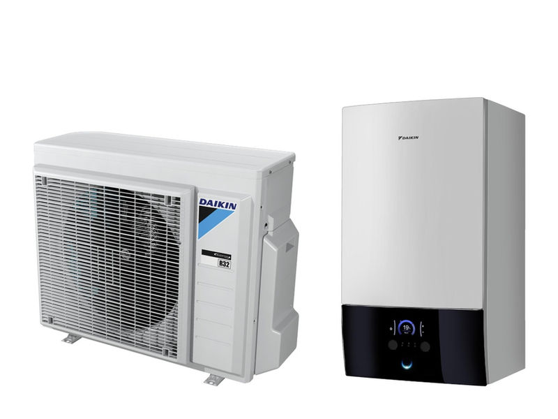 Daikin Altherma 3 R ERGA08EVH7 + EHBX08E9W osztott hőszivattyú szett – 8 kW termékfotó
