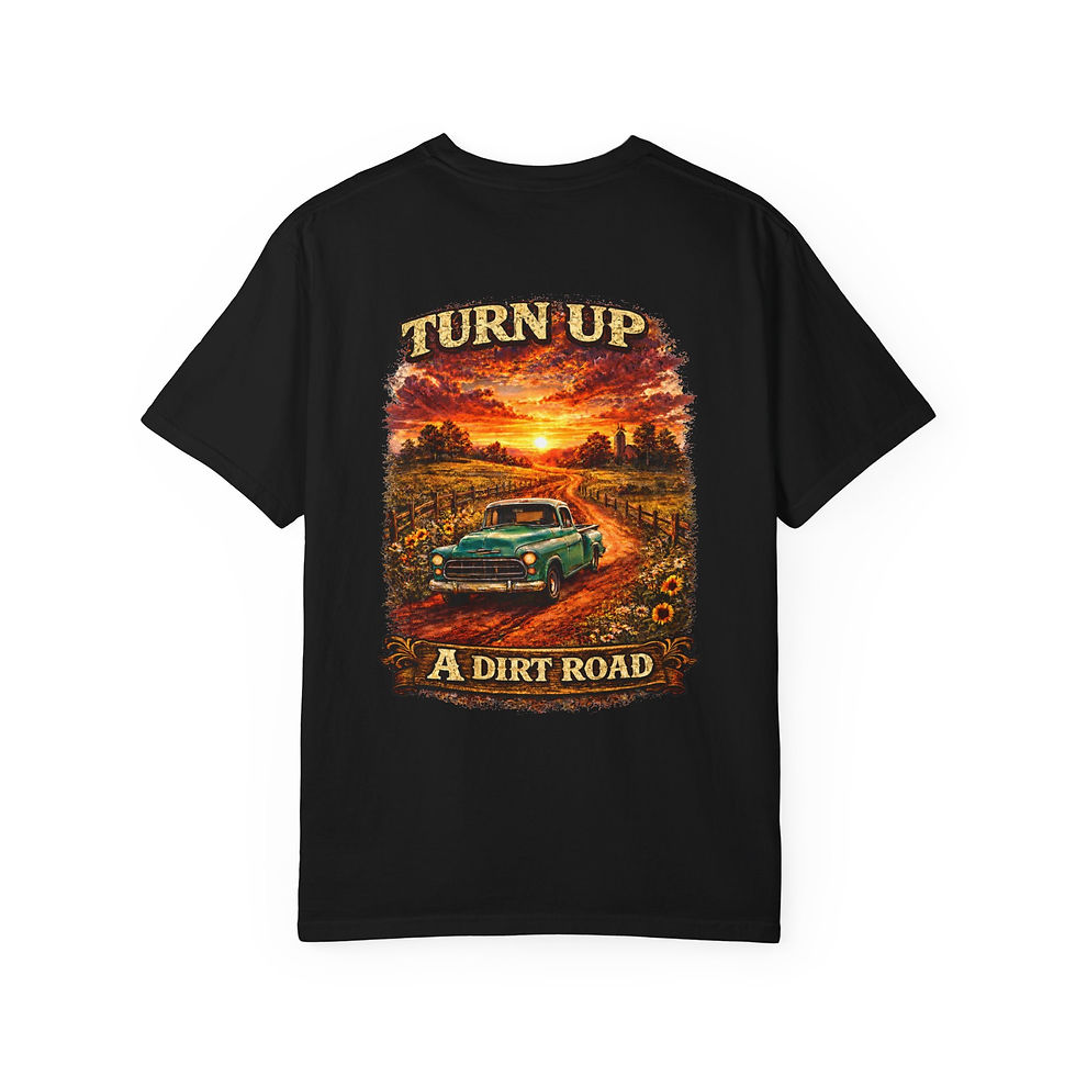 Thumbnail: Turn Up A Dirt Road Vintage Truck T-Shirt