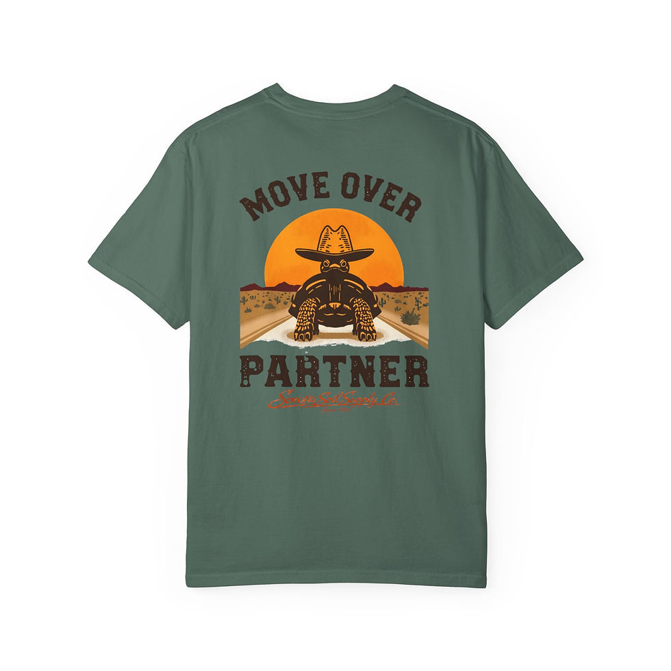 Thumbnail: Move Over Partner T-Shirt — Western Cowboy Graphic Tee