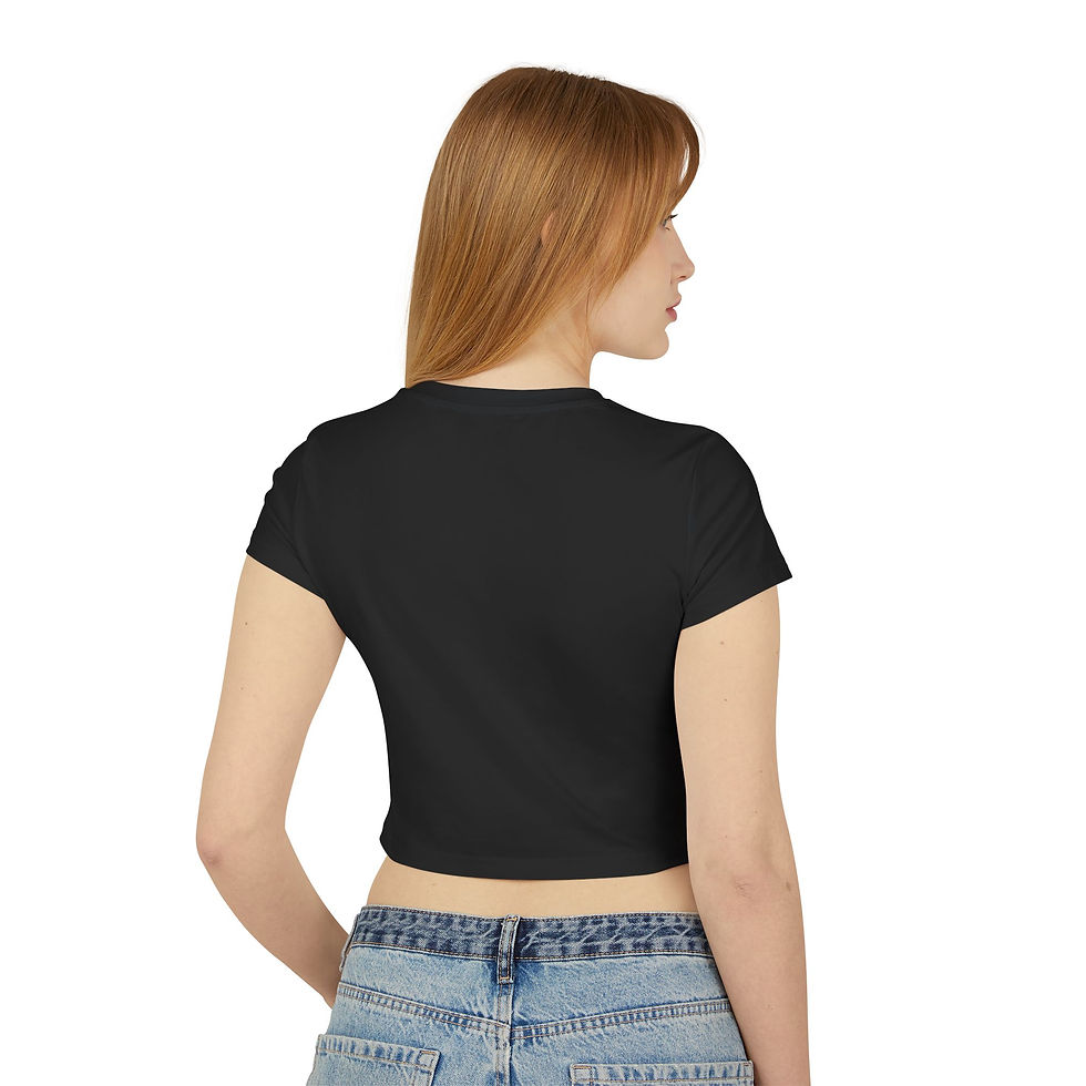 Thumbnail: Sons of the Soil Graphic Baby Tee – Rustic Camping Axe Emblem