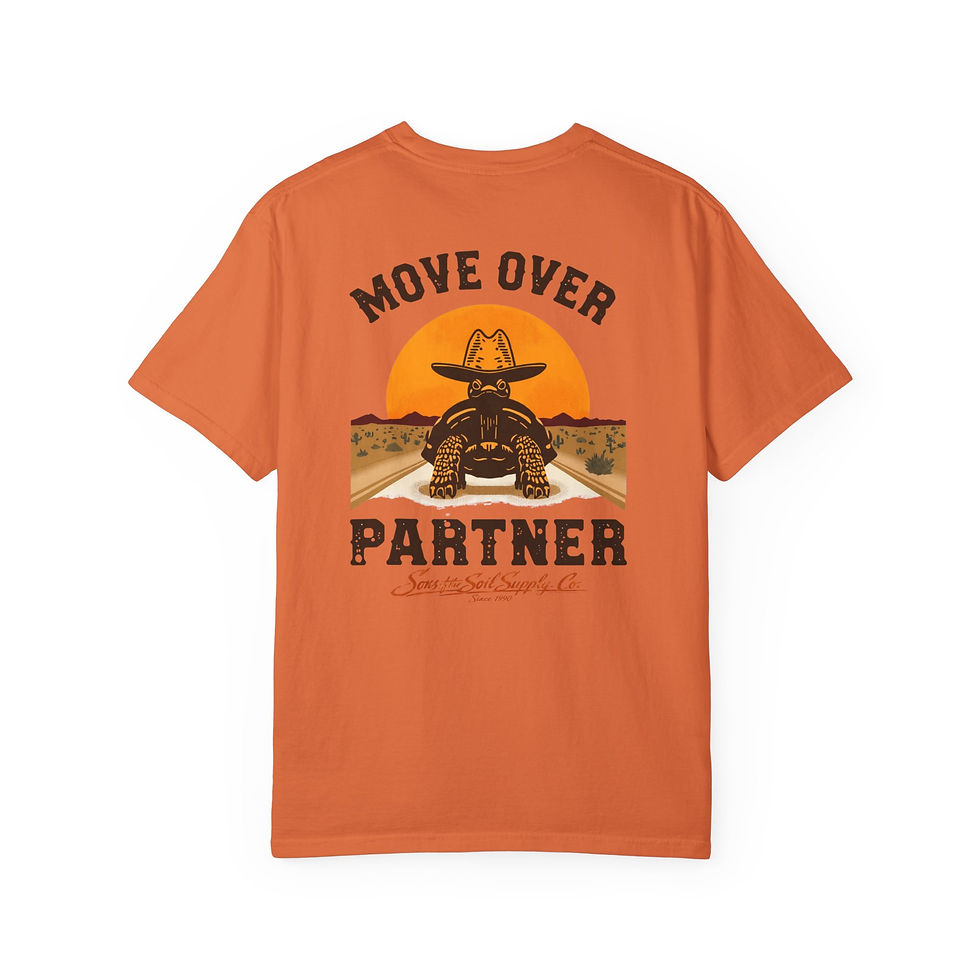 Thumbnail: Move Over Partner T-Shirt — Western Cowboy Graphic Tee