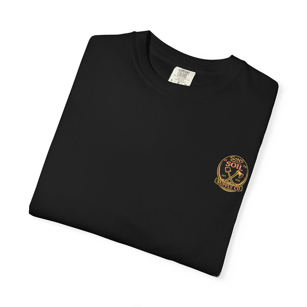 Thumbnail: Suns Down Clown Graphic Tee — Retro Skeleton Sunset T-Shirt