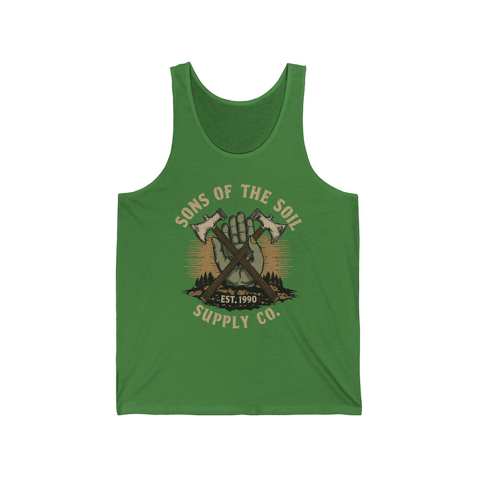Thumbnail: Sons of the Soil Supply Co. Tank Top — Vintage Gardening & Outdoor Workwear