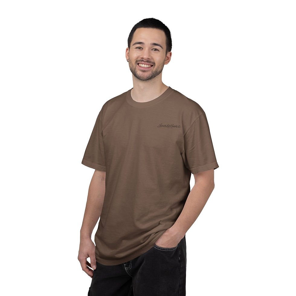 Thumbnail: Dirty Oilfield Skeleton T‑Shirt — Sons of the Soil Supply Co. Graphic Tee