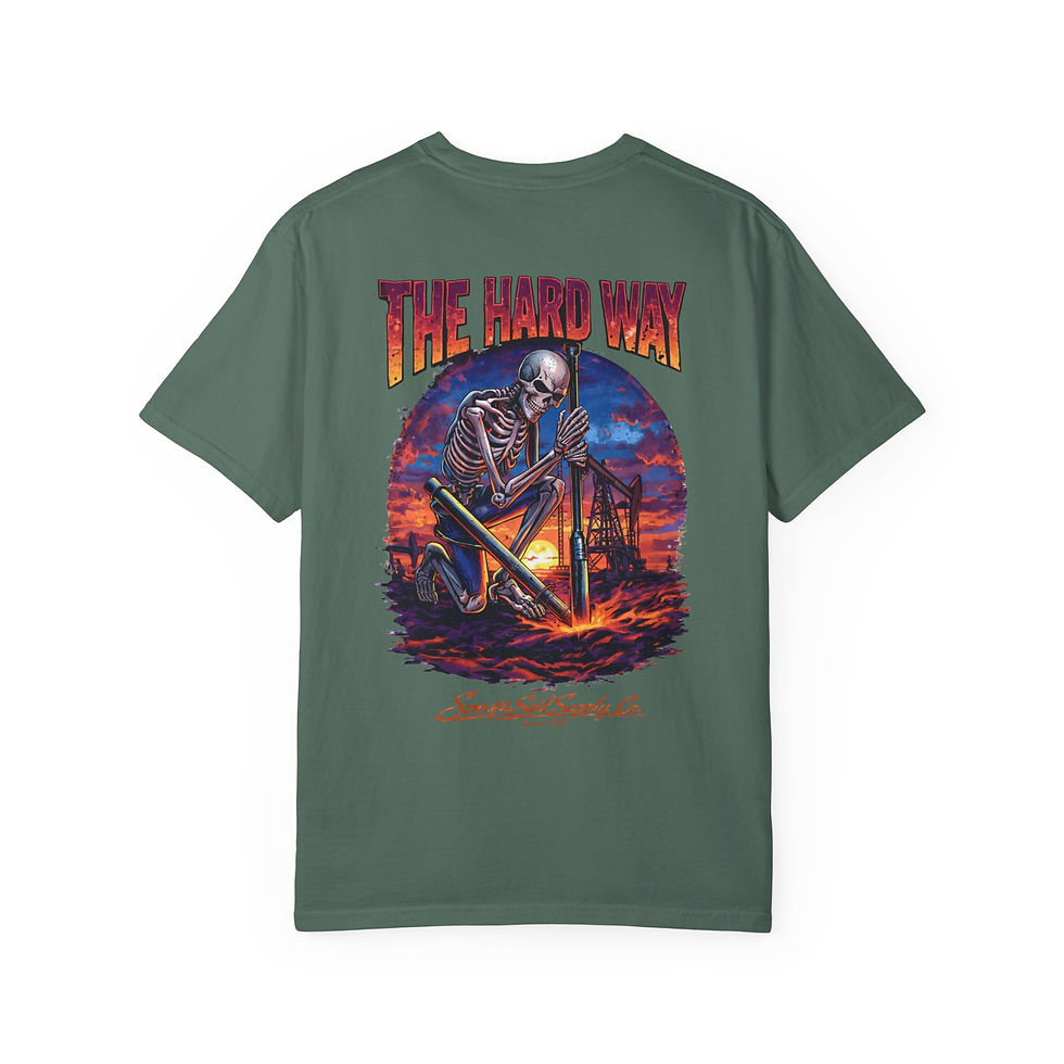 Thumbnail: The Hard Way Skeleton Graphic T-Shirt
