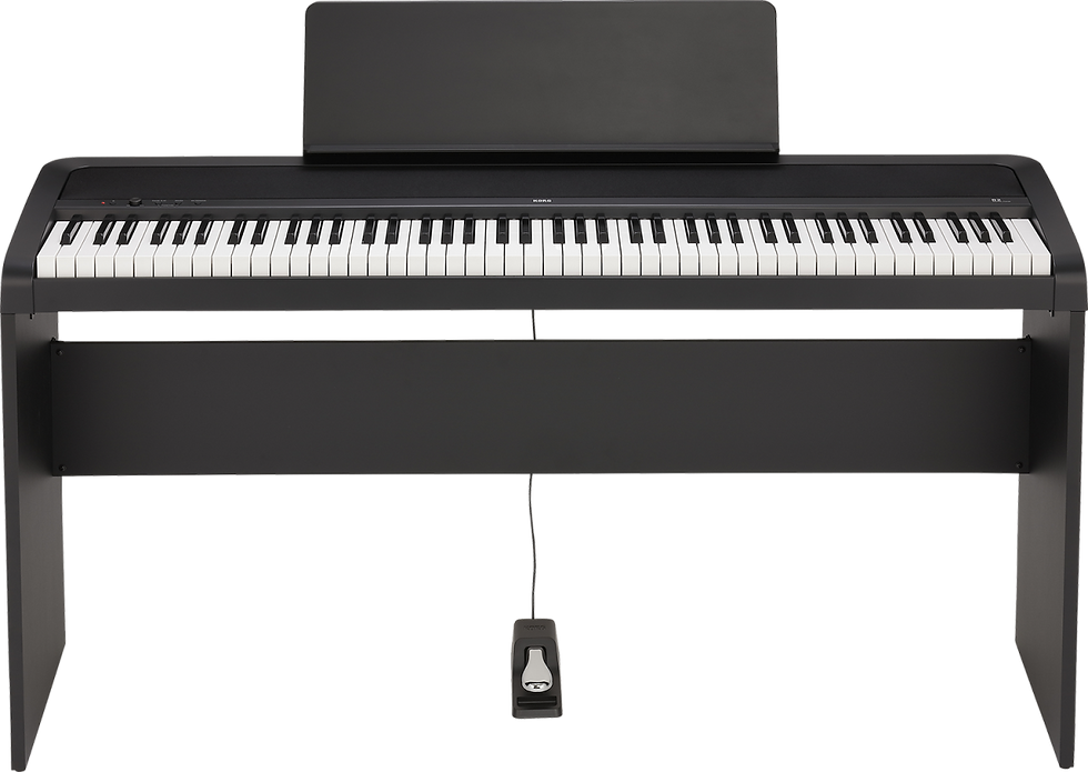 Piano Digital Korg B2 Bk Com Colunas Suporte Opcional Stb1