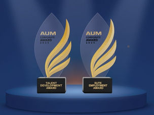 Burgan Bank Receives Two Awards ‘Elite Employment and Talent Development’ during it’s Participation at AUM Career Fair