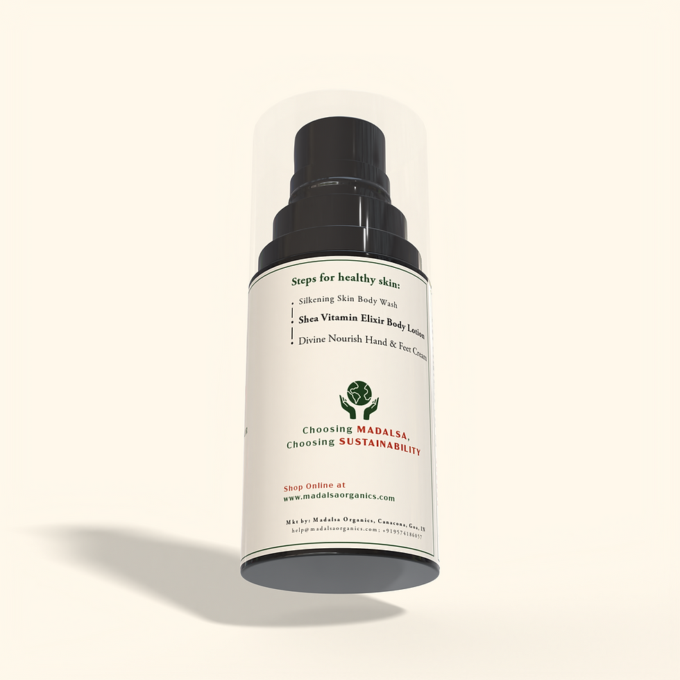Thumbnail: Travel Mini - Shea Vitamin Elixir Body Lotion - Niacinamide, Shea Butter, Vit E