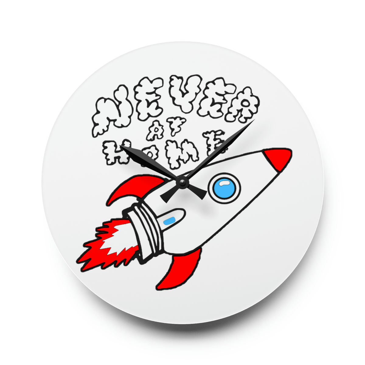 Never At Home Wall Clock #1