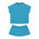 Thumbnail: Never At Home Women's Short Pajama Set (Turquoise)