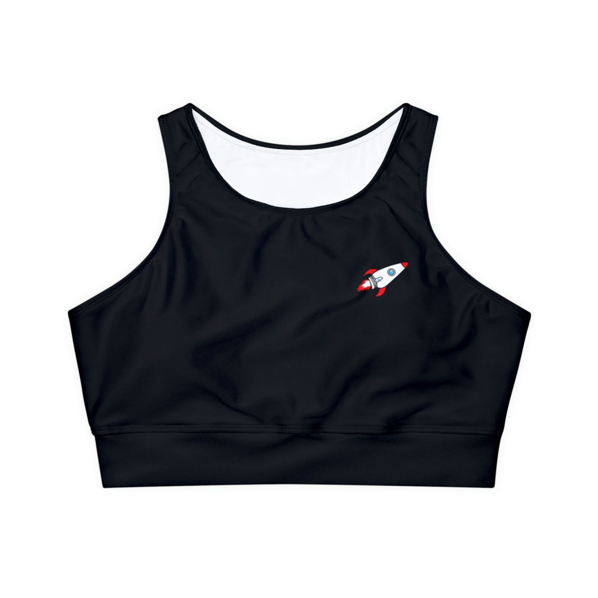 Never At Home Sports Bra (Black)