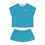 Thumbnail: Never At Home Women's Short Pajama Set (Turquoise)