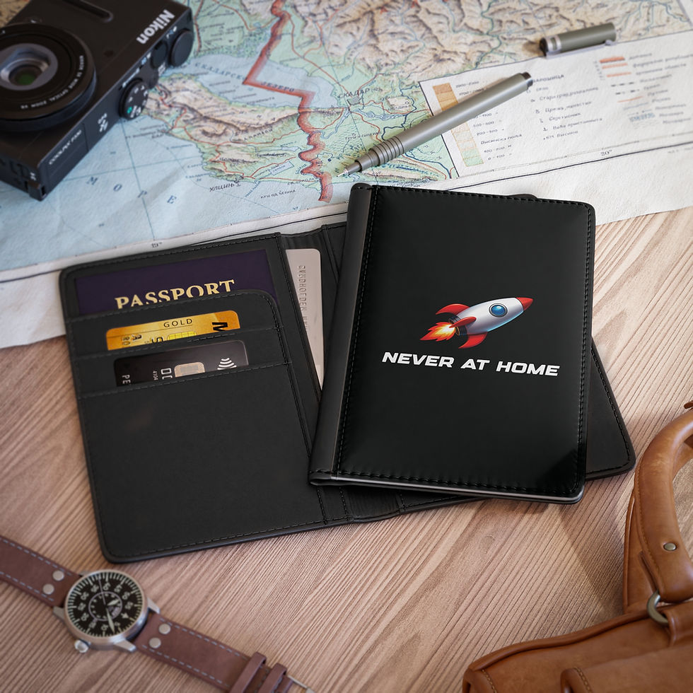 Thumbnail: Never At Home Rocket Travel Passport Holder