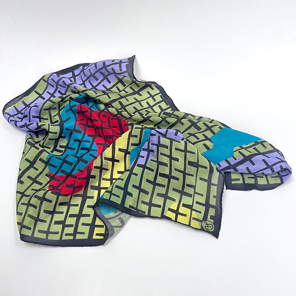 Thumbnail: Pure Silk Scarf 'Glee'
