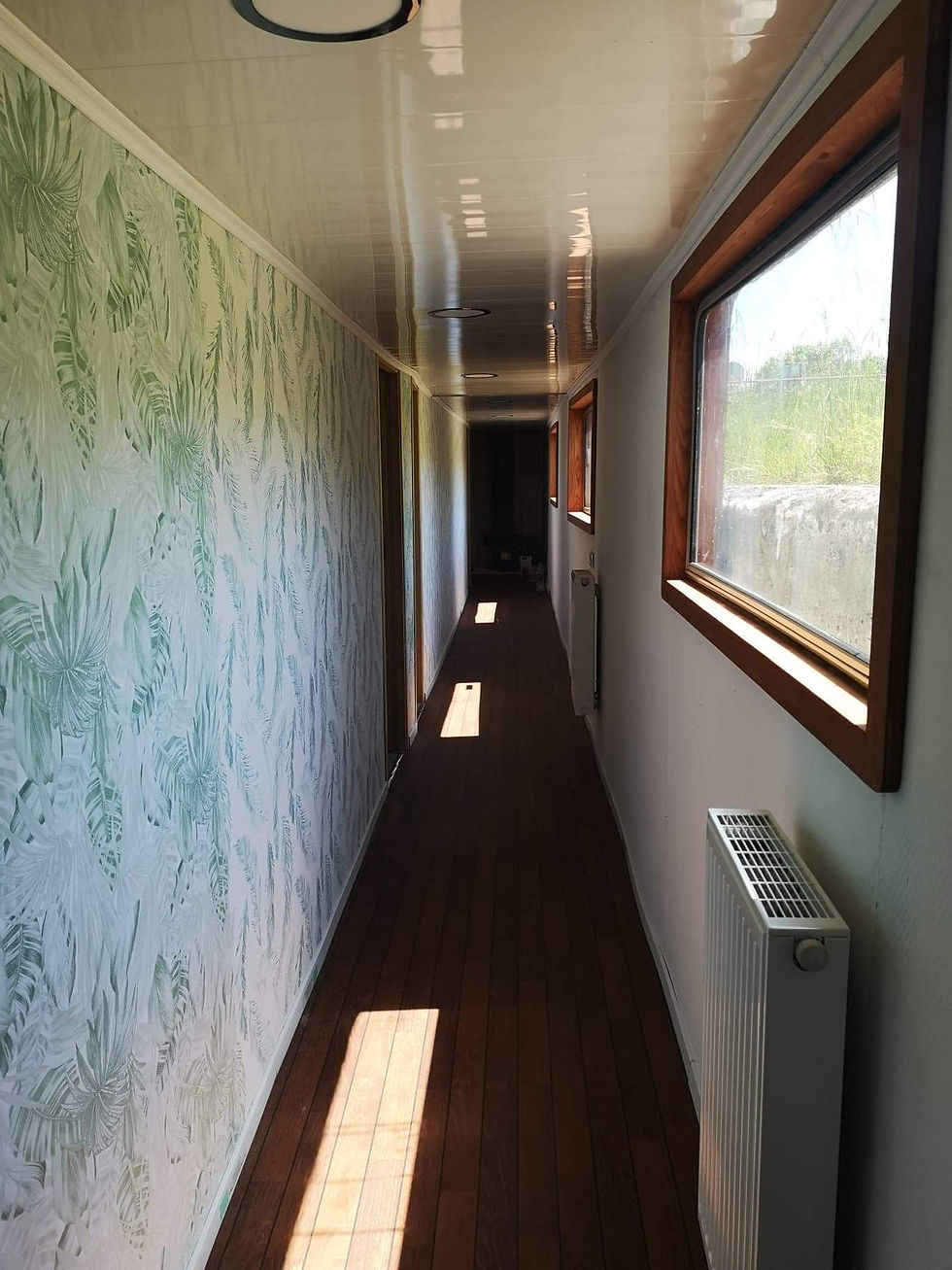 couloir distribuant les chambres