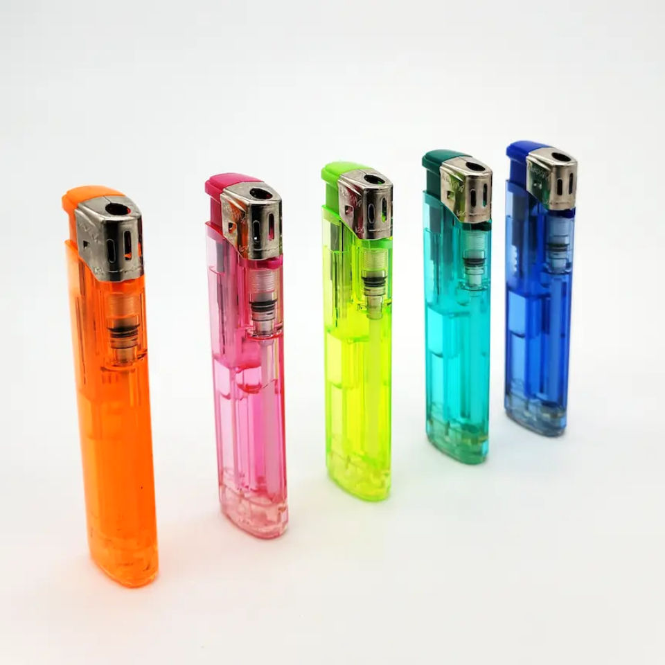 lot 5 briquets electronique flamme réglable