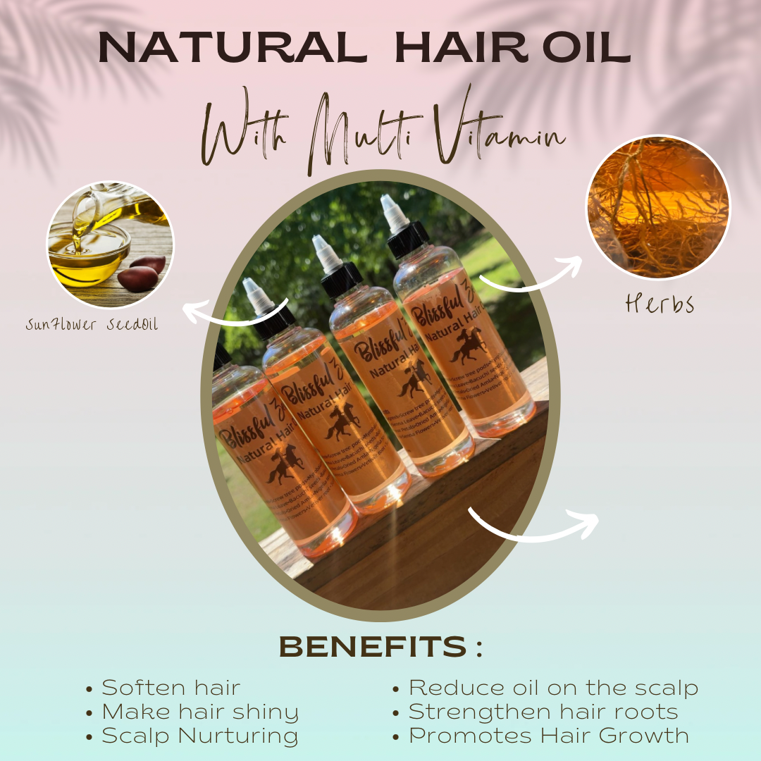 Herbal Hair Oil & Scalp Moisturizer