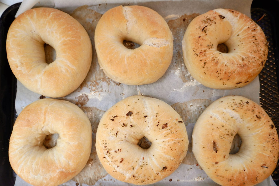Bagels de masa madre