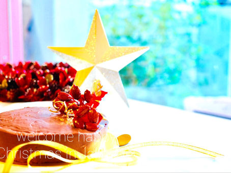 クリスマスケーキの試作