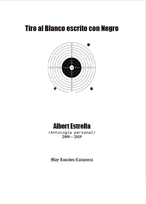 Tiro al blanco escrito con negro