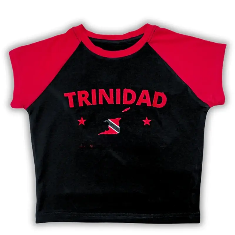 Women's Caribbean Summer Baby Tee - Trinidad